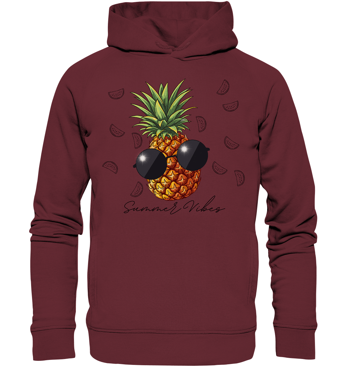 Ananas - Organic Fashion Hoodie - ArtfulShenwyn