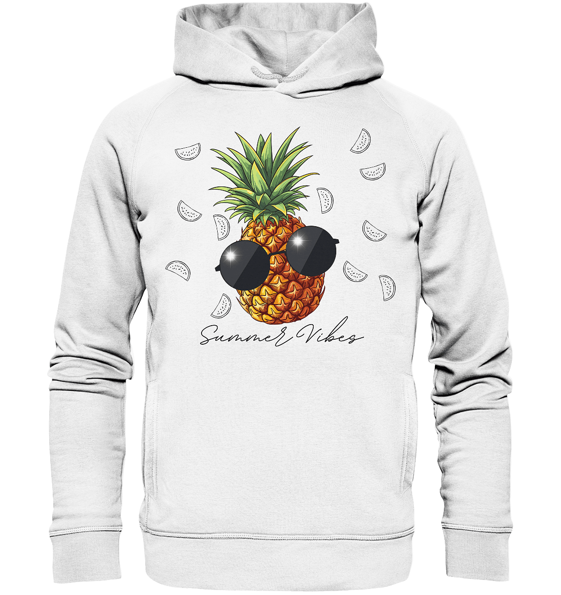 Ananas - Organic Fashion Hoodie - ArtfulShenwyn