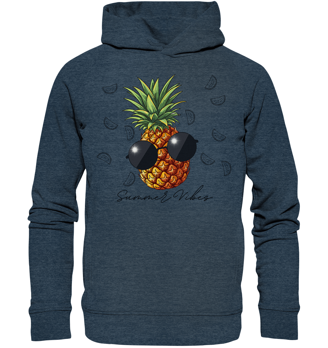 Ananas - Organic Fashion Hoodie - ArtfulShenwyn