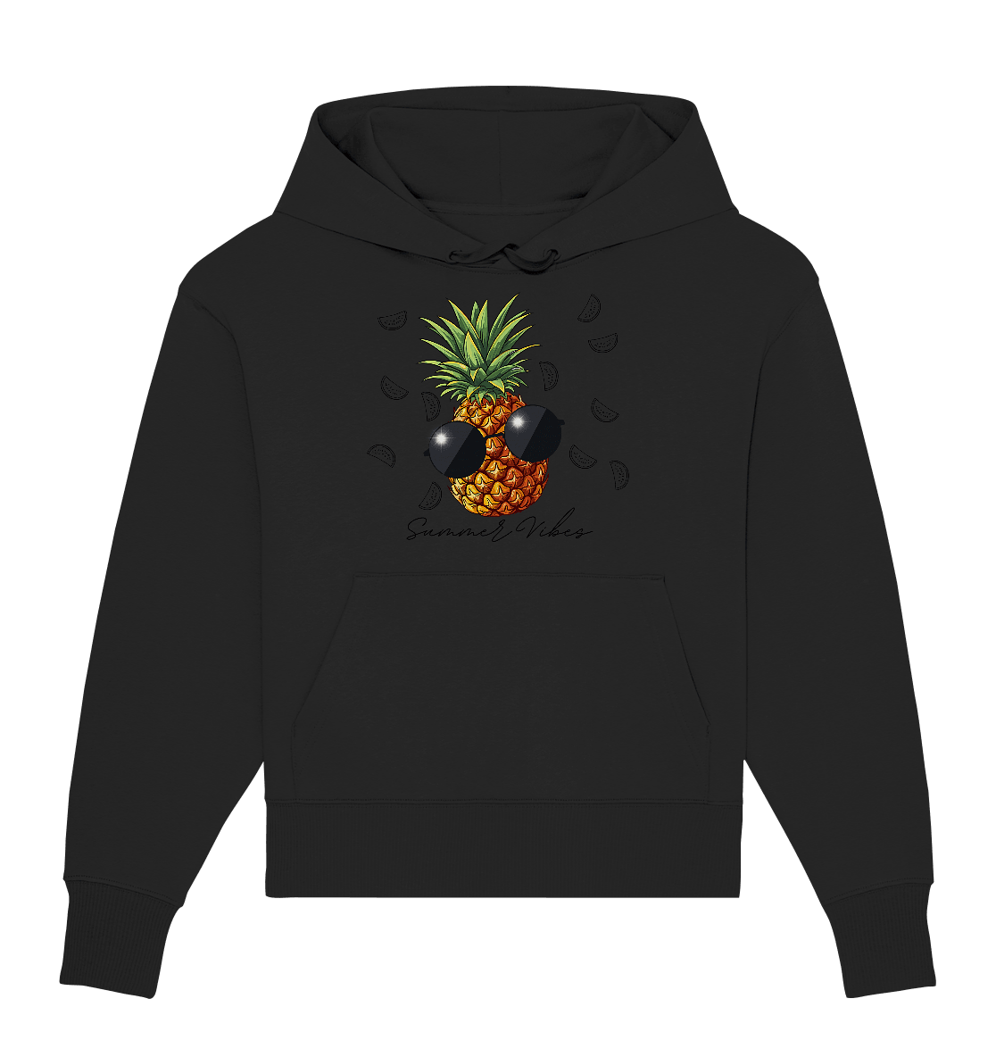 Ananas - Organic Oversize Hoodie - ArtfulShenwyn