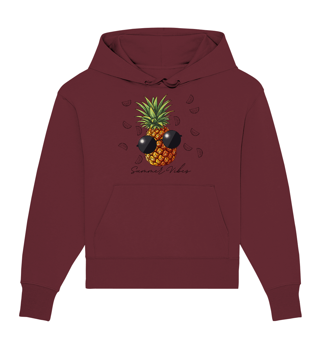 Ananas - Organic Oversize Hoodie - ArtfulShenwyn