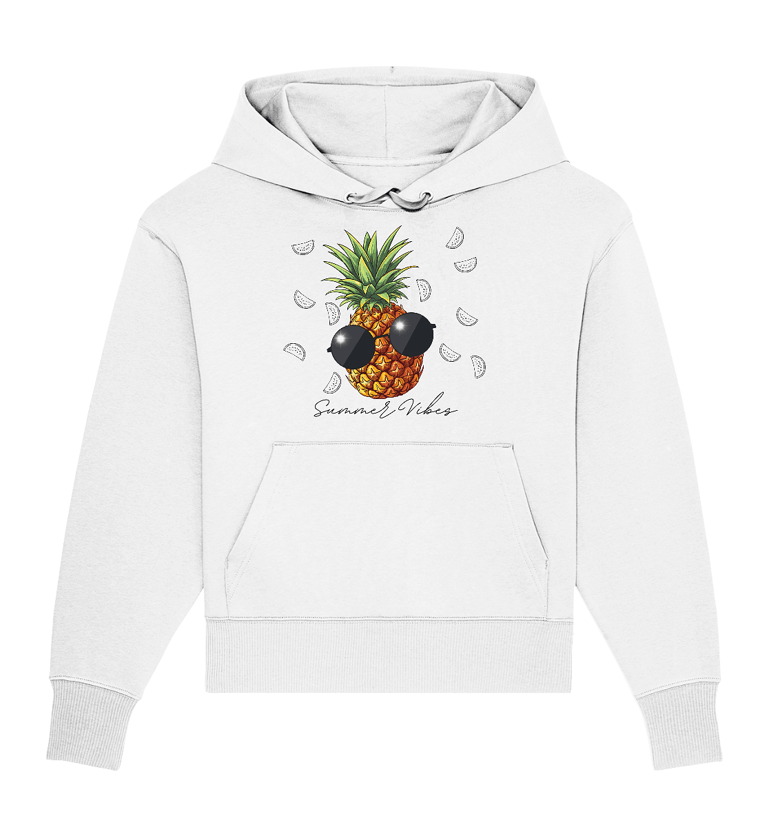 Ananas - Organic Oversize Hoodie - ArtfulShenwyn