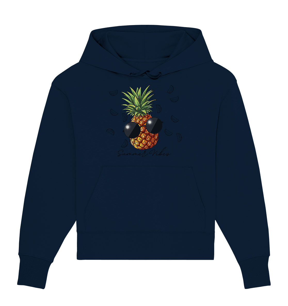 Ananas - Organic Oversize Hoodie - ArtfulShenwyn