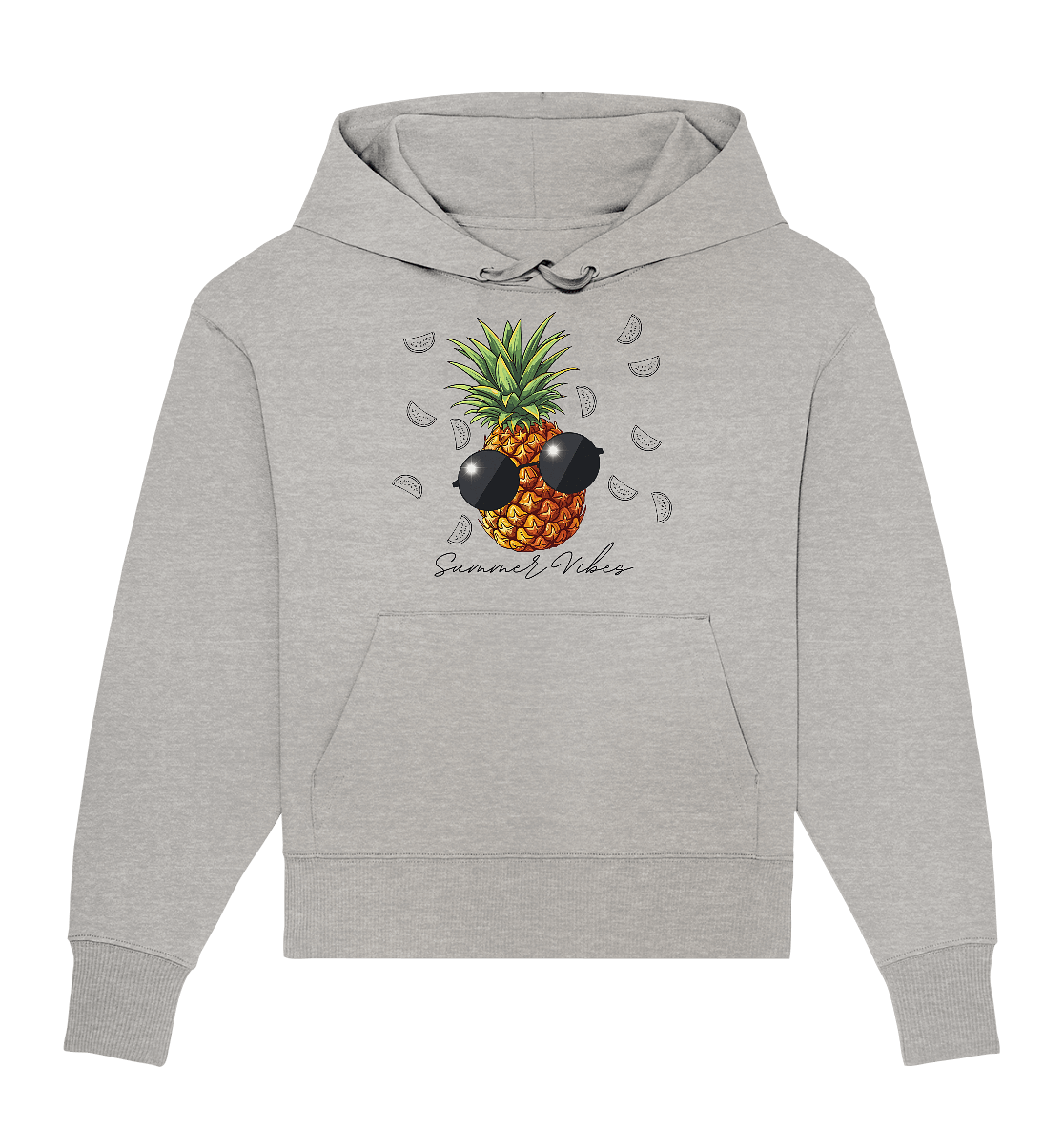 Ananas - Organic Oversize Hoodie - ArtfulShenwyn