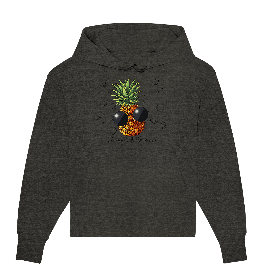 Ananas - Organic Oversize Hoodie - ArtfulShenwyn