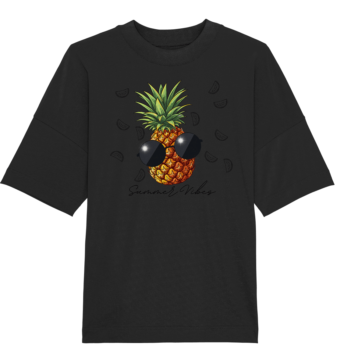 Ananas - Organic Oversize Shirt - ArtfulShenwyn