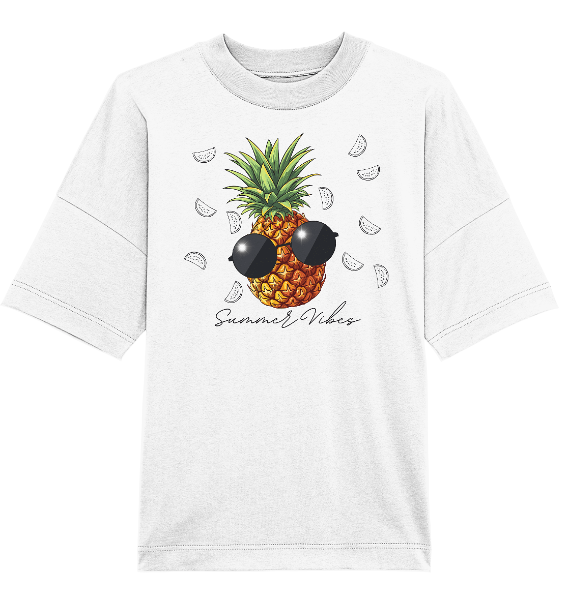 Ananas - Organic Oversize Shirt - ArtfulShenwyn