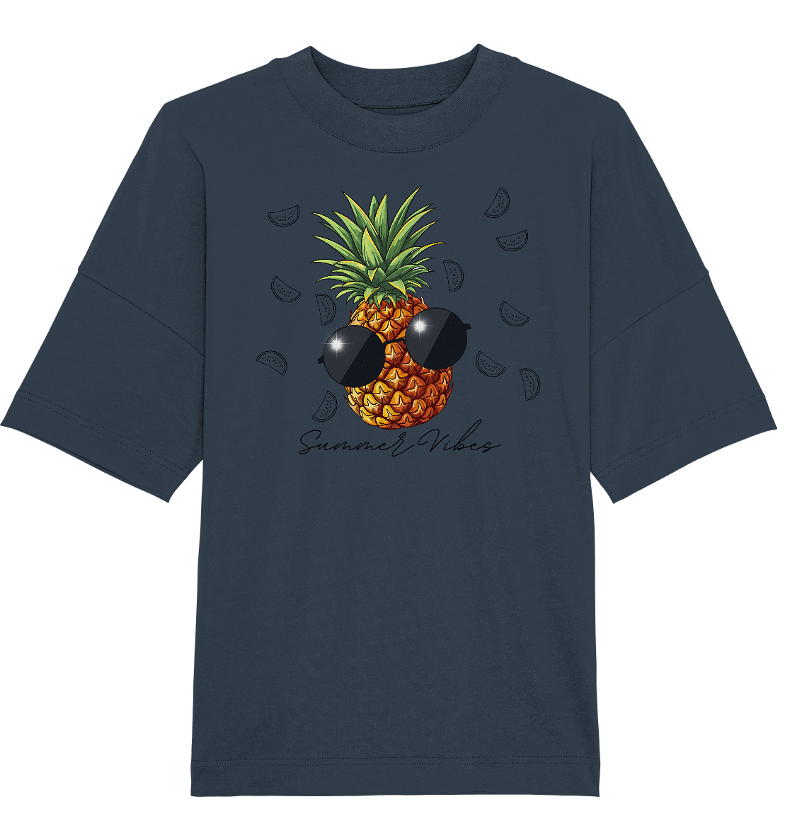 Ananas - Organic Oversize Shirt - ArtfulShenwyn