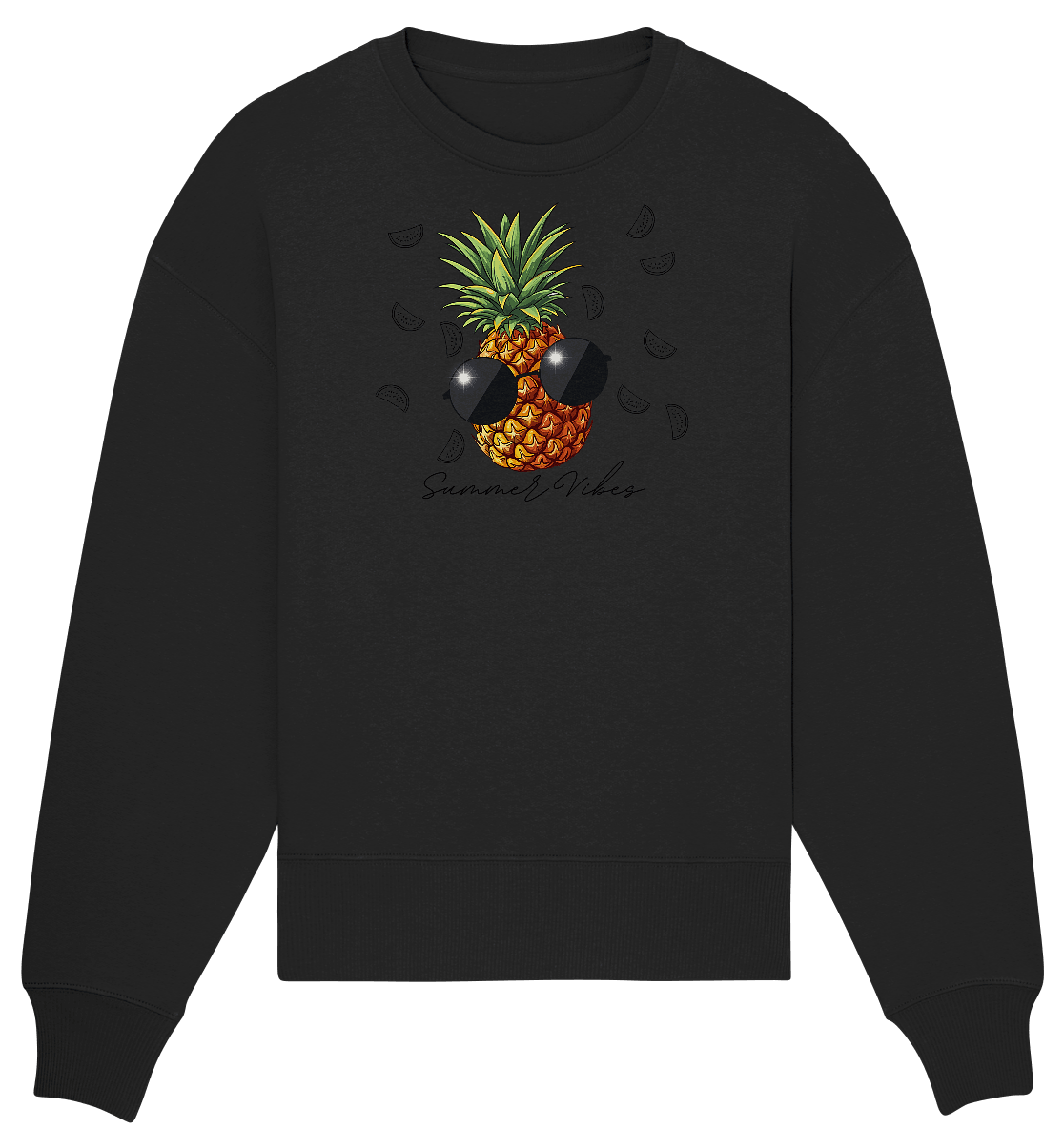 Ananas - Organic Oversize Sweatshirt - ArtfulShenwyn