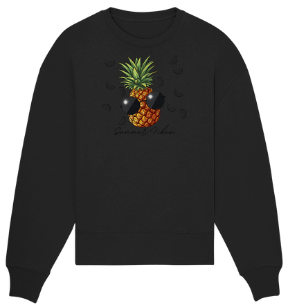 Ananas - Organic Oversize Sweatshirt - ArtfulShenwyn