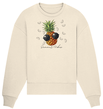 Ananas - Organic Oversize Sweatshirt - ArtfulShenwyn