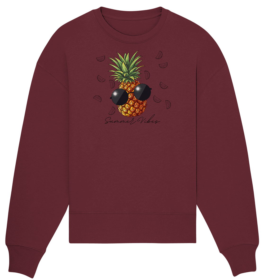 Ananas - Organic Oversize Sweatshirt - ArtfulShenwyn