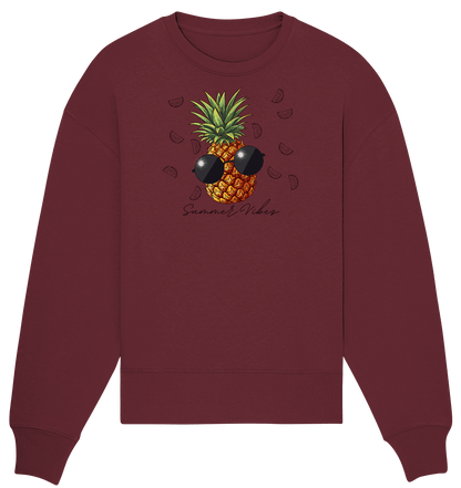 Ananas - Organic Oversize Sweatshirt - ArtfulShenwyn