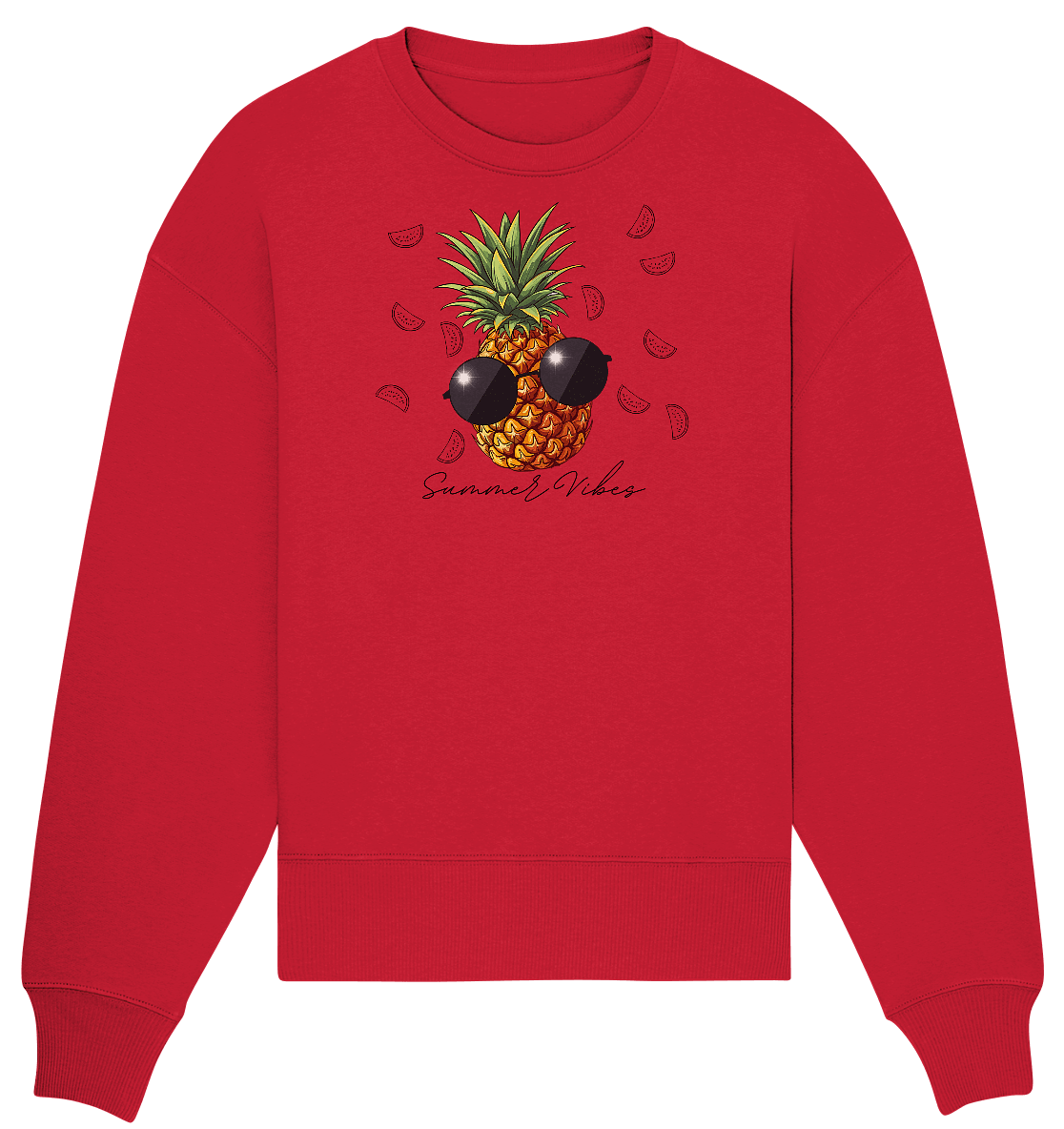 Ananas - Organic Oversize Sweatshirt - ArtfulShenwyn