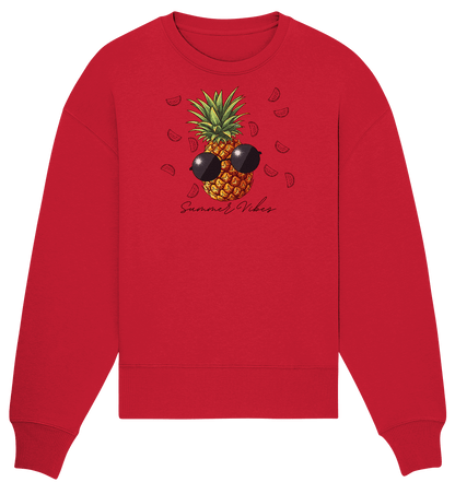 Ananas - Organic Oversize Sweatshirt - ArtfulShenwyn