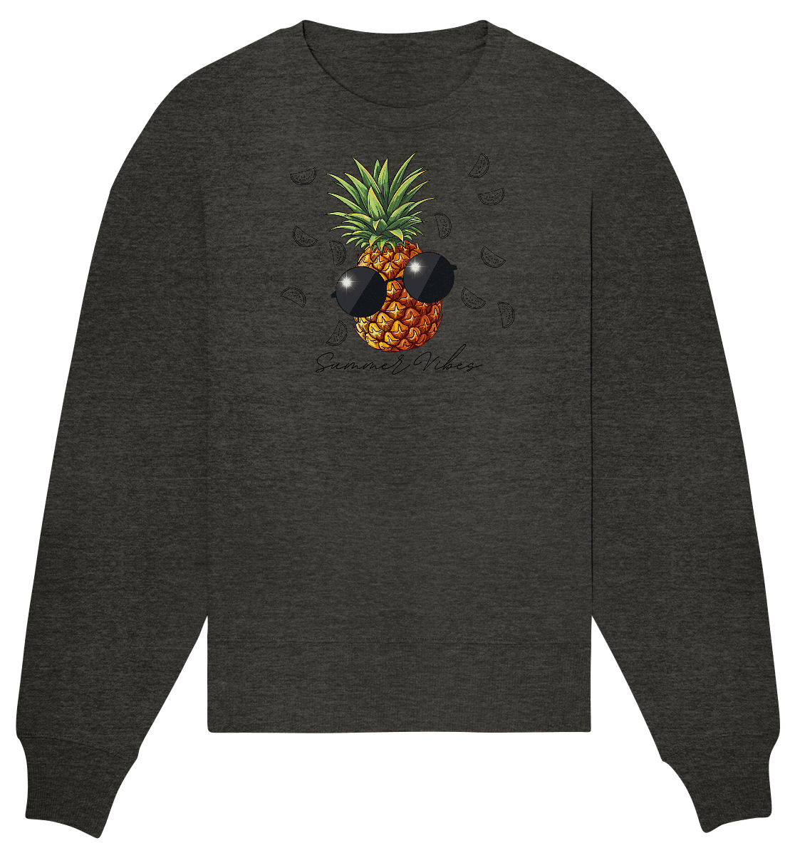 Ananas - Organic Oversize Sweatshirt - ArtfulShenwyn