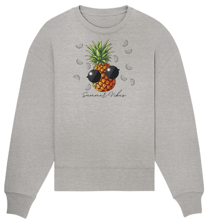 Ananas - Organic Oversize Sweatshirt - ArtfulShenwyn