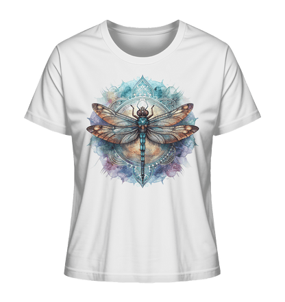 Aquarell Libelle Mandala - Ladies Organic Shirt - ArtfulShenwyn