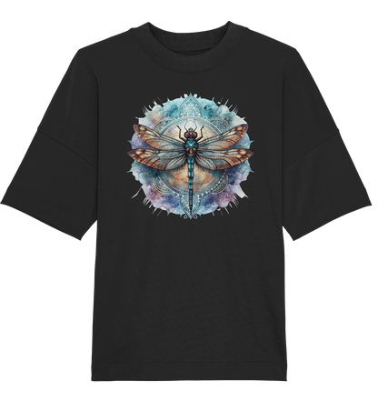 Aquarell Libelle Mandala - Organic Oversize Shirt - ArtfulShenwyn