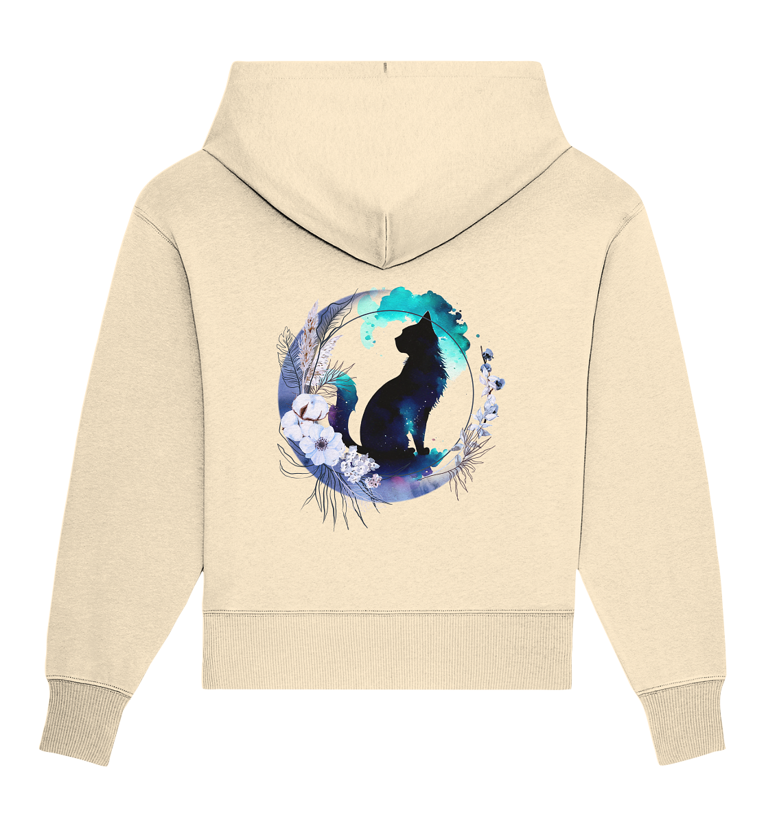 Moon Cat - Organic Oversize Hoodie