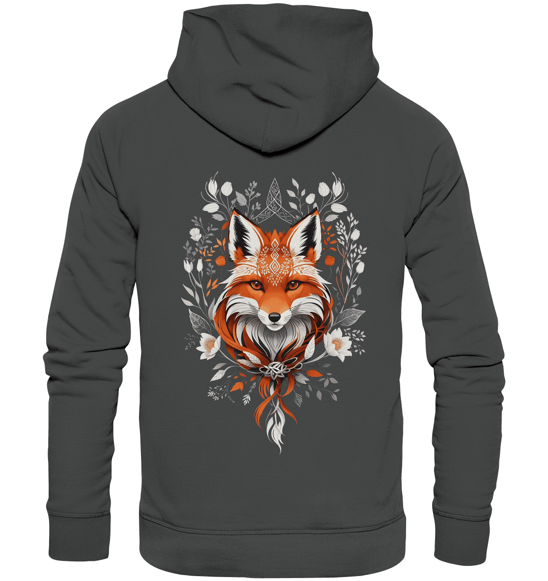 Bio Basic Hoodie, Mystic Aesthetic Fox - ArtfulShenwyn