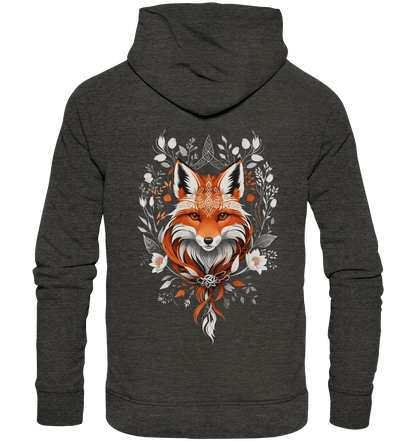 Bio Basic Hoodie, Mystic Aesthetic Fox - ArtfulShenwyn