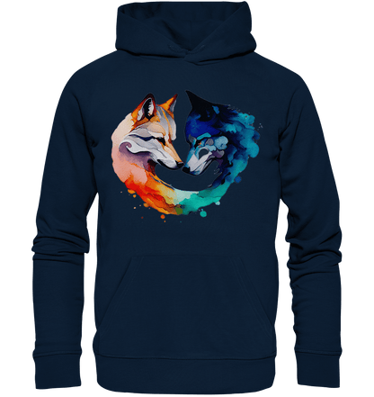 Bio Basic Hoodie - Wolfsliebe - ArtfulShenwyn