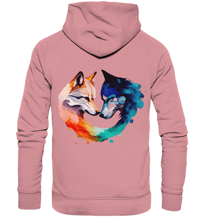 Bio Basic Hoodie - Wolfsliebe - ArtfulShenwyn