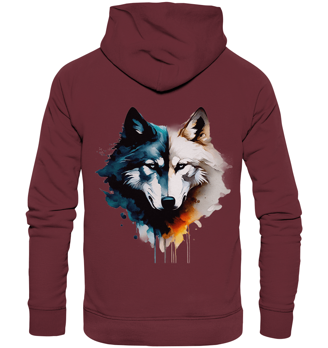 Bio Fashion Hoodie - Wolfsfaces - ArtfulShenwyn