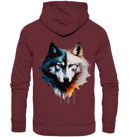 Bio Fashion Hoodie - Wolfsfaces - ArtfulShenwyn