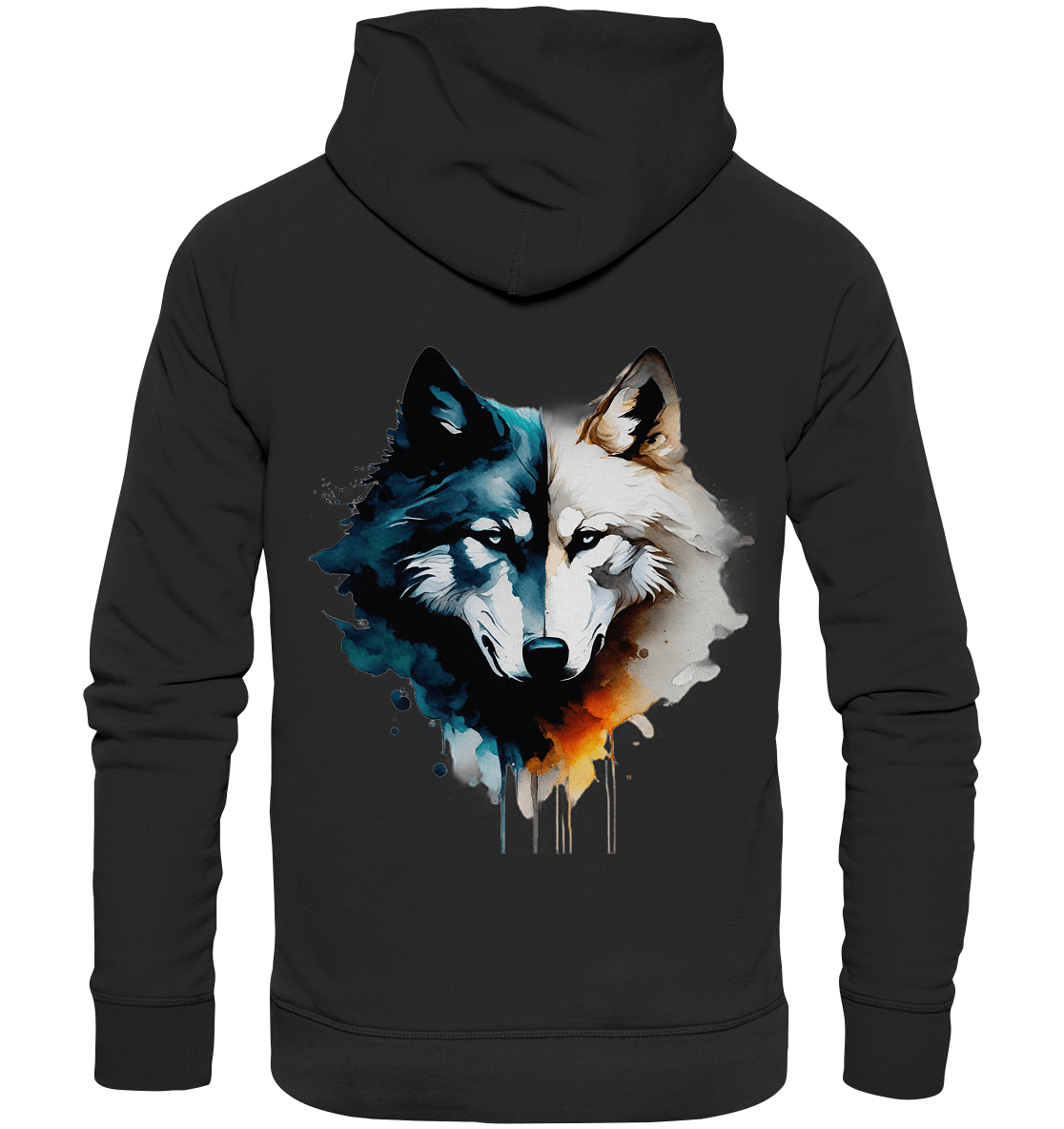 Bio Fashion Hoodie - Wolfsfaces - ArtfulShenwyn