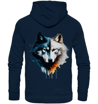 Bio Fashion Hoodie - Wolfsfaces - ArtfulShenwyn