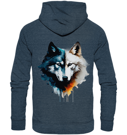 Bio Fashion Hoodie - Wolfsfaces - ArtfulShenwyn