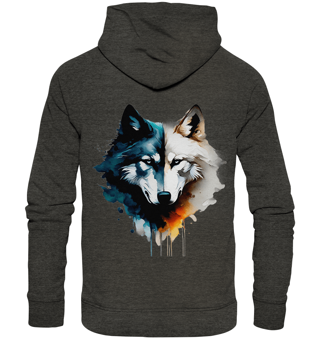 Bio Fashion Hoodie - Wolfsfaces - ArtfulShenwyn