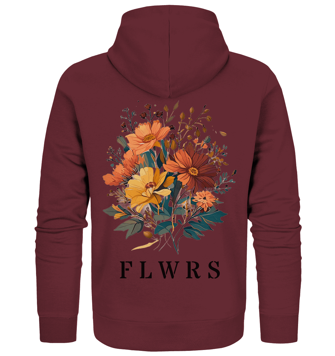 Bio Kapuzenjacke, Blumenstrauß FLWRS - ArtfulShenwyn