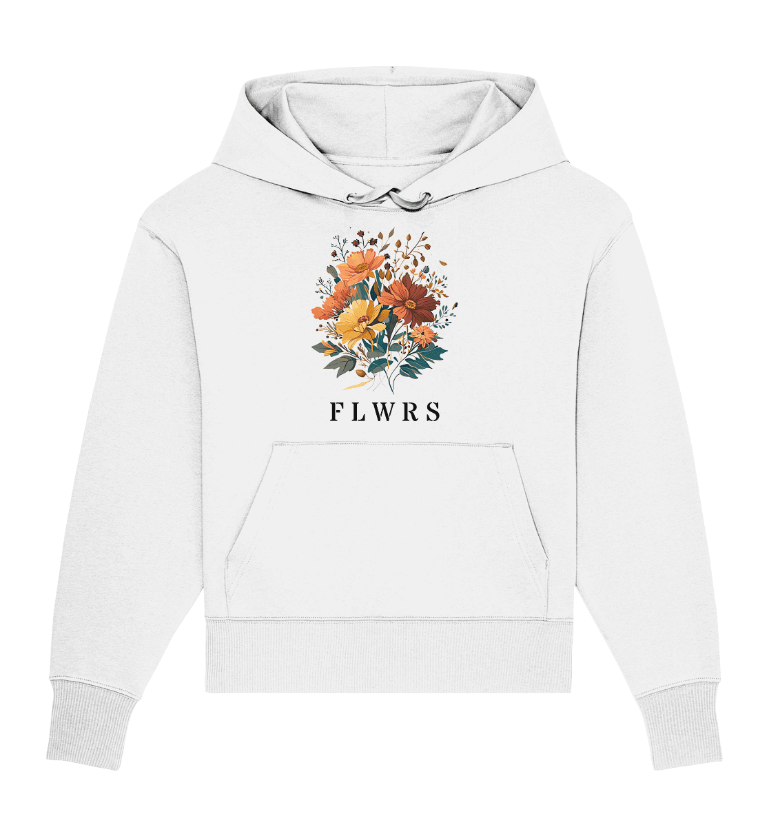 Bio Oversize Hoodie, Blumenstrauß FLWRS - ArtfulShenwyn