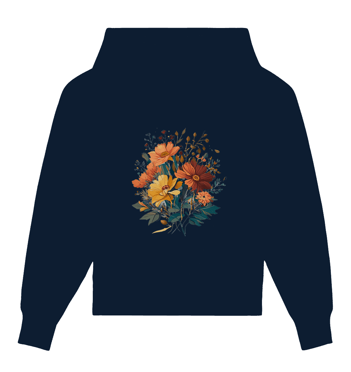 Bio Oversize Hoodie, Blumenstrauß FLWRS - ArtfulShenwyn