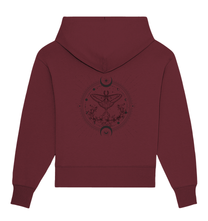 Bio Oversize Hoodie - Moon Moth - ArtfulShenwyn