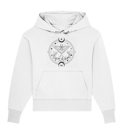 Bio Oversize Hoodie - Moon Moth - ArtfulShenwyn