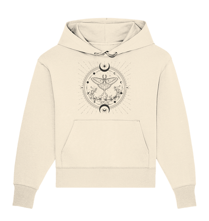 Bio Oversize Hoodie - Moon Moth - ArtfulShenwyn