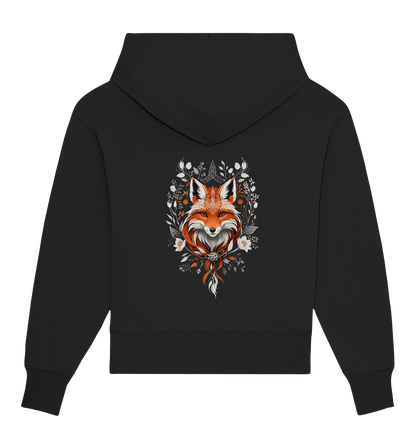 Bio Oversize Hoodie, Mystic Aesthetic Fox - ArtfulShenwyn