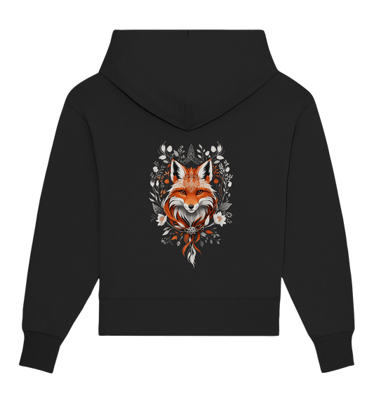 Bio Oversize Hoodie, Mystic Aesthetic Fox - ArtfulShenwyn