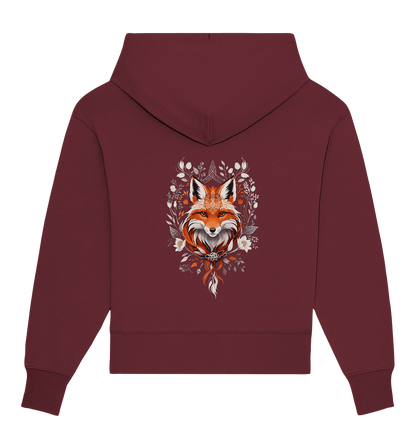 Bio Oversize Hoodie, Mystic Aesthetic Fox - ArtfulShenwyn