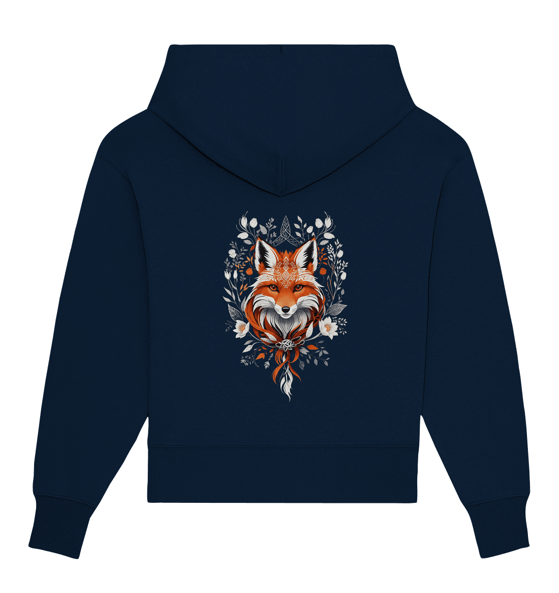 Bio Oversize Hoodie, Mystic Aesthetic Fox - ArtfulShenwyn