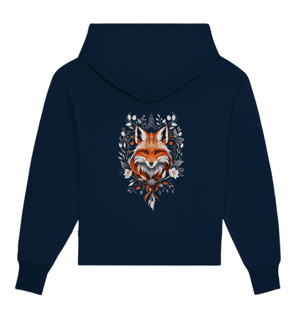 Bio Oversize Hoodie, Mystic Aesthetic Fox - ArtfulShenwyn