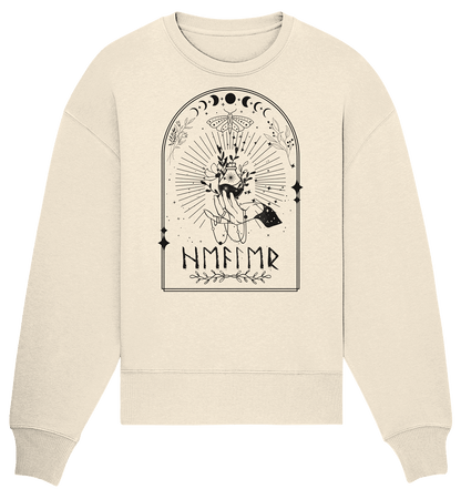 Bio Oversize Sweatshirt - Runic Healer Potion - Organic Oversize Sweatshirt - ArtfulShenwyn