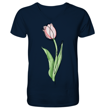 Blume - Mens Organic V-Neck Shirt - ArtfulShenwyn