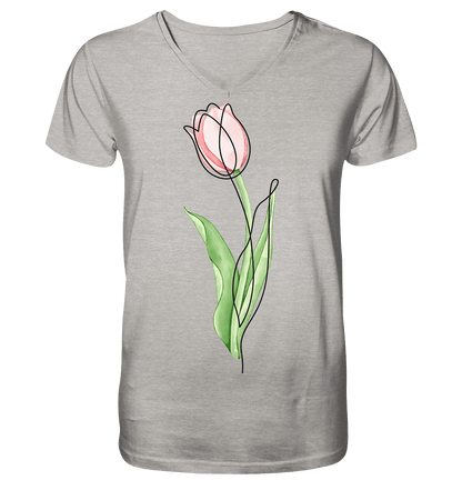 Blume - Mens Organic V-Neck Shirt - ArtfulShenwyn