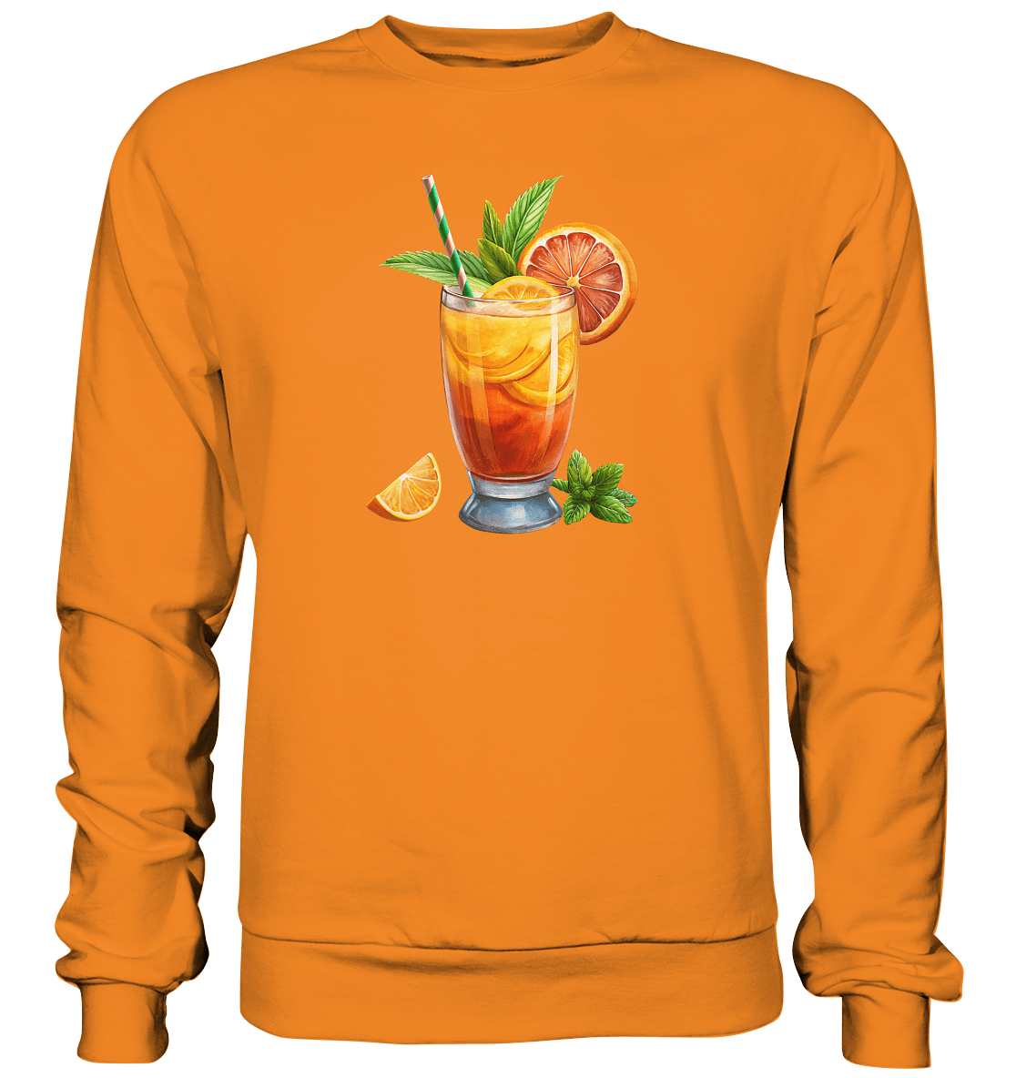 Delicious Cocktail - Basic Sweatshirt - ArtfulShenwyn