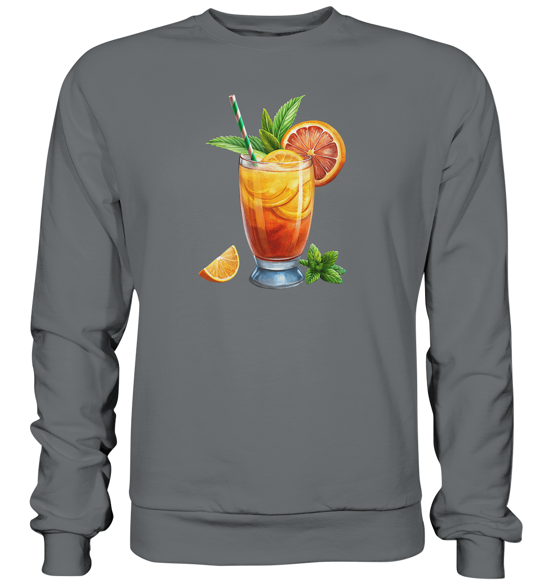 Delicious Cocktail - Basic Sweatshirt - ArtfulShenwyn